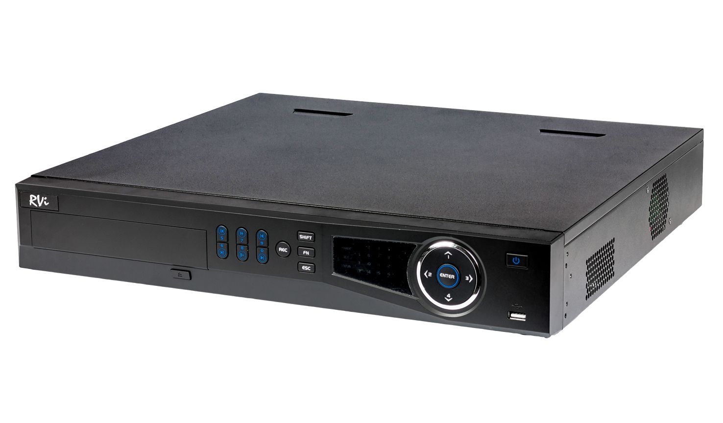 Видеорегистратор 16-ти канальный.Формат сжатия видео: H.265,H.264,MJPEG Видеовыходы: 2 HDMI / 1 VGA