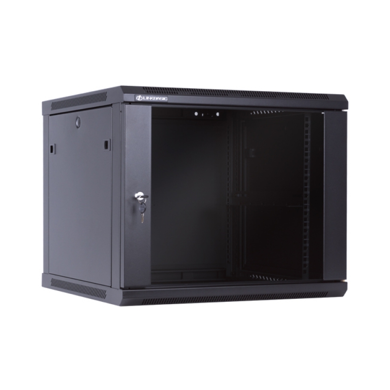 LinkBasic WCB09-66-BAA-C Коммутационный шкаф настенный,9U,черный (600х600х500)