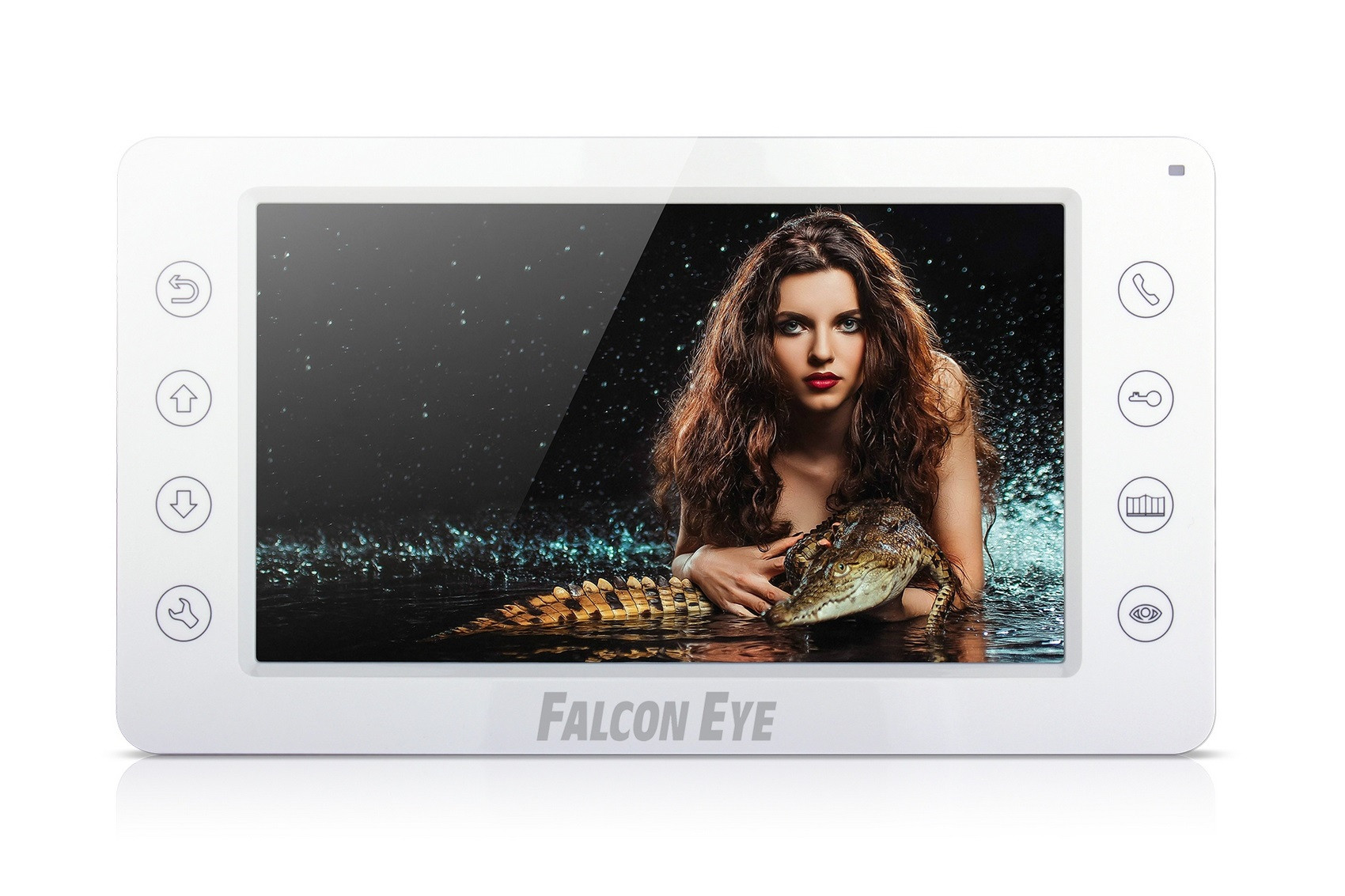 Цветной видеодомофон TFT LCD экран 7 дюймов, сенсорный, подключение 2 панели и 2 камеры